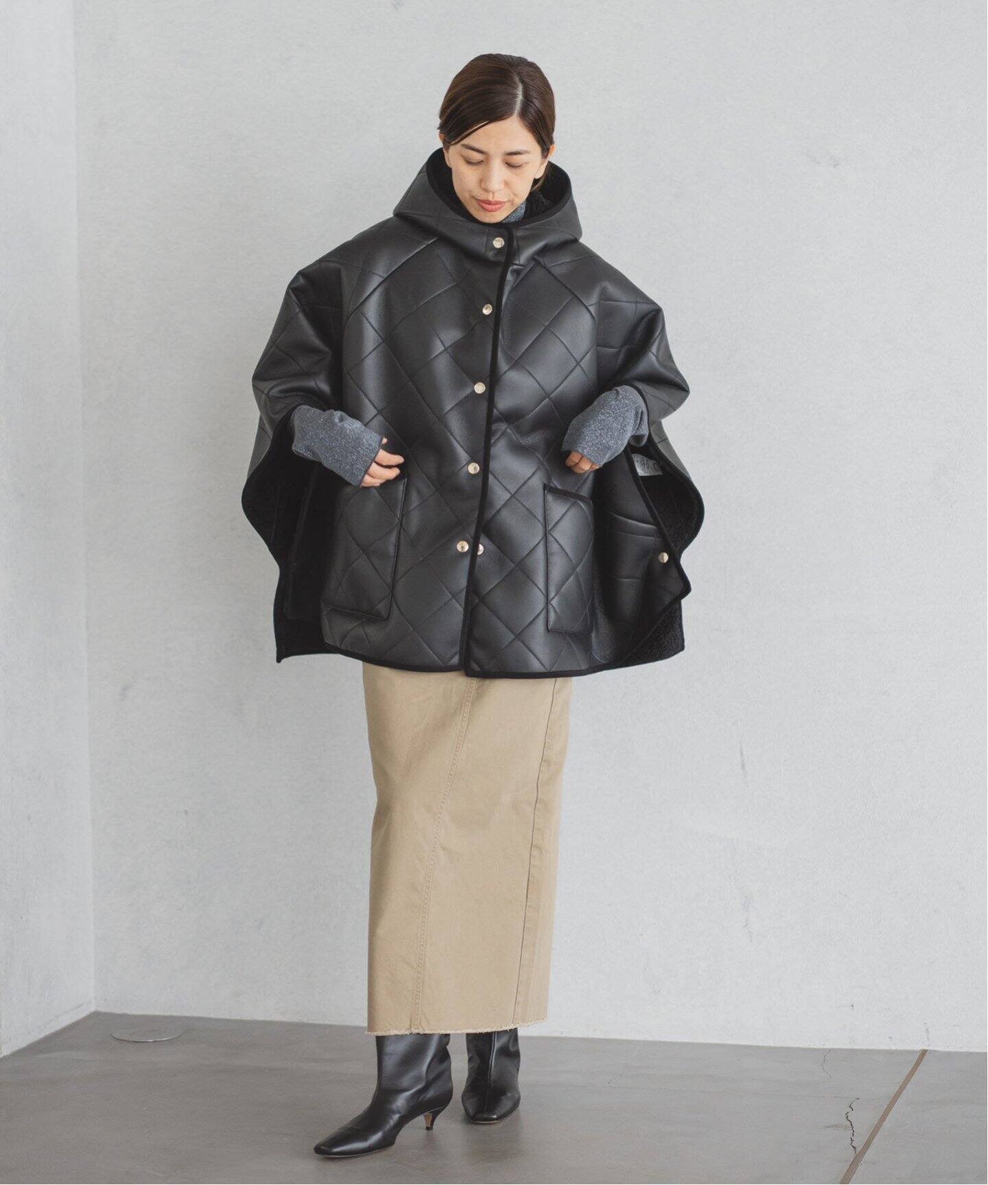 MACKINTOSH/マッキントッシュ 別注 LYNESS ポンチョボアコート  