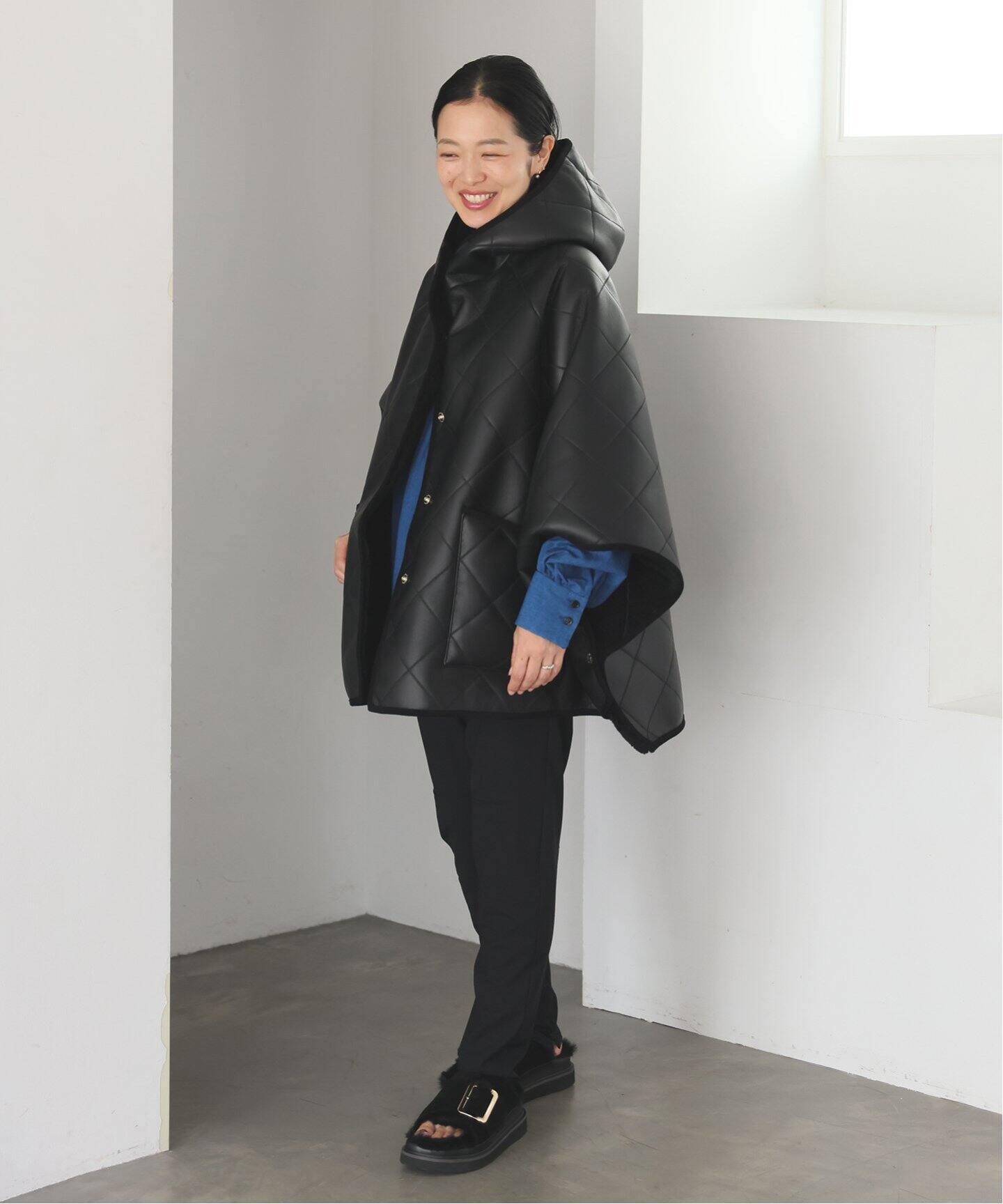 MACKINTOSH/マッキントッシュ 別注 LYNESS ポンチョボアコート 
