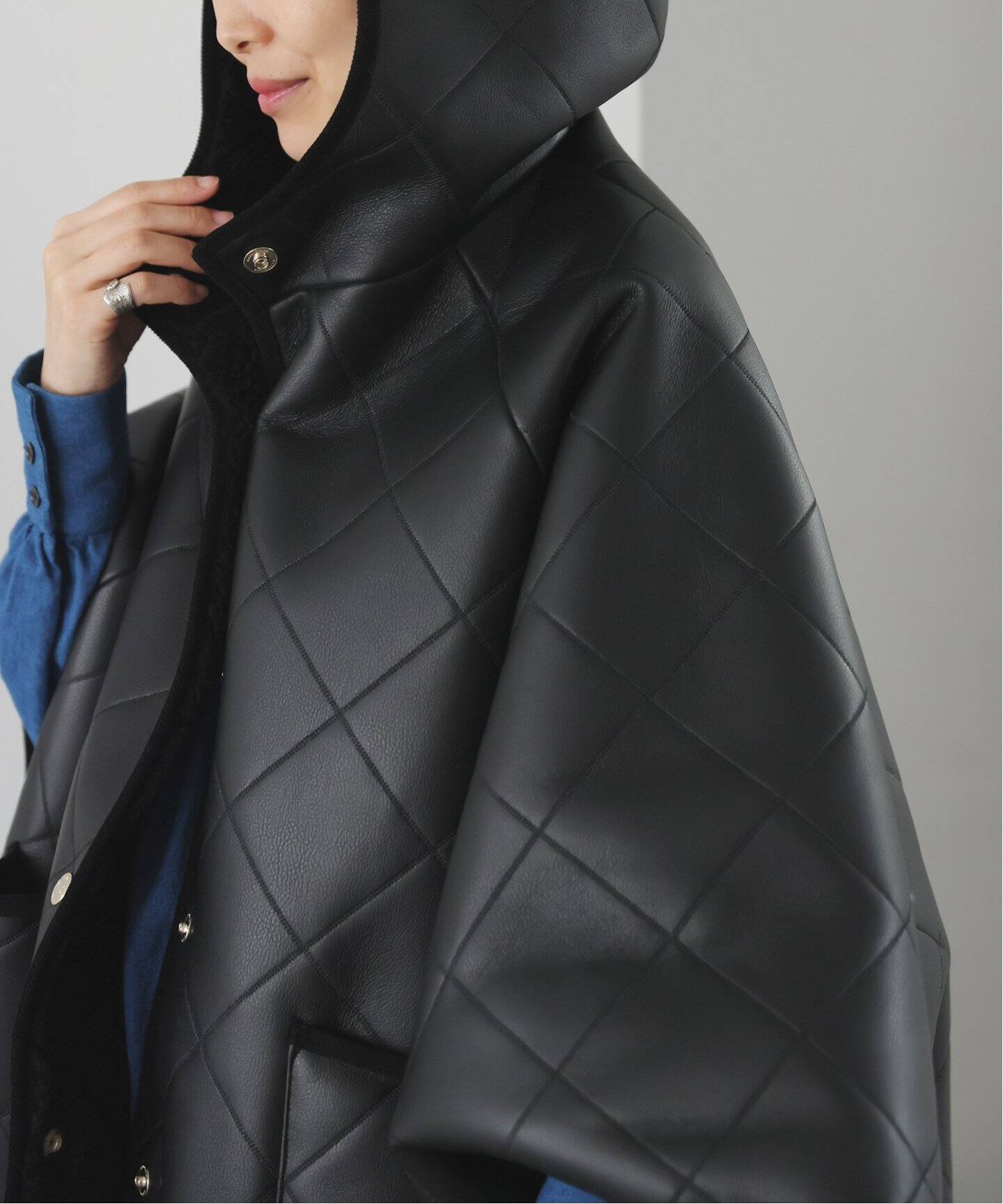 MACKINTOSH/マッキントッシュ 別注 LYNESS ポンチョボアコート 