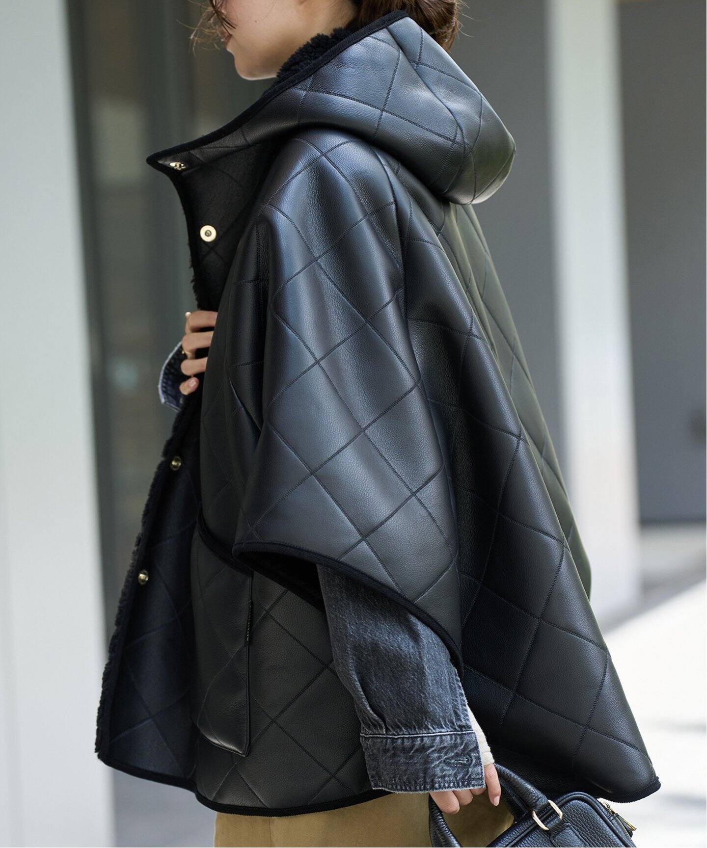 MACKINTOSH/マッキントッシュ 別注 LYNESS ポンチョボアコート  