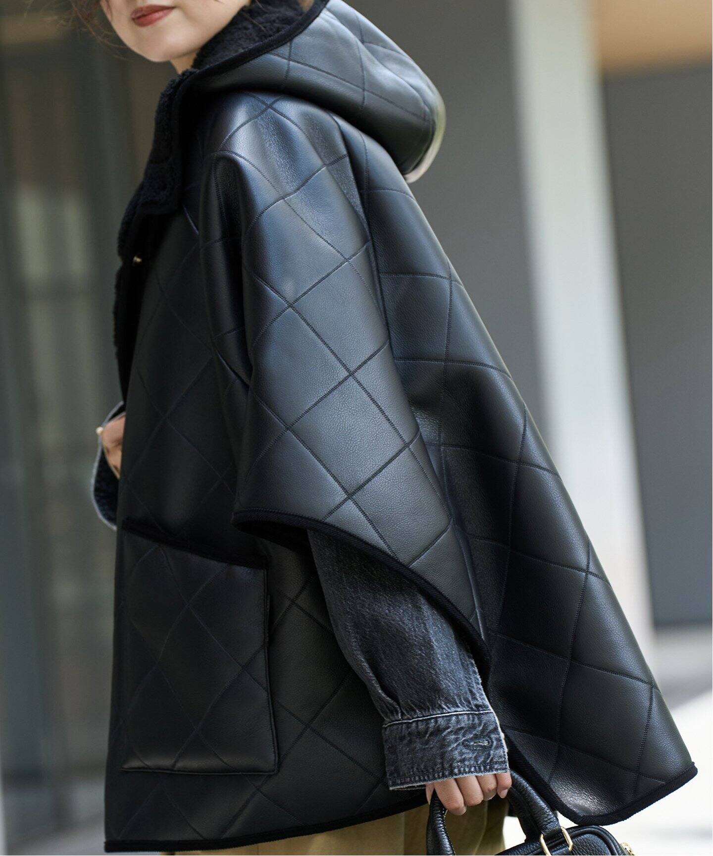 MACKINTOSH/マッキントッシュ 別注 LYNESS ポンチョボアコート  