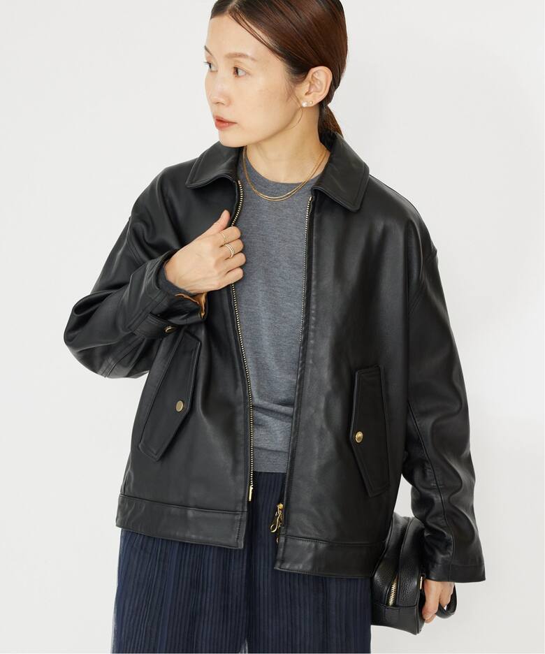 CINQUANTA/チンクアンタ 別注 LEATHER BZ レザーブルゾン（レザー 