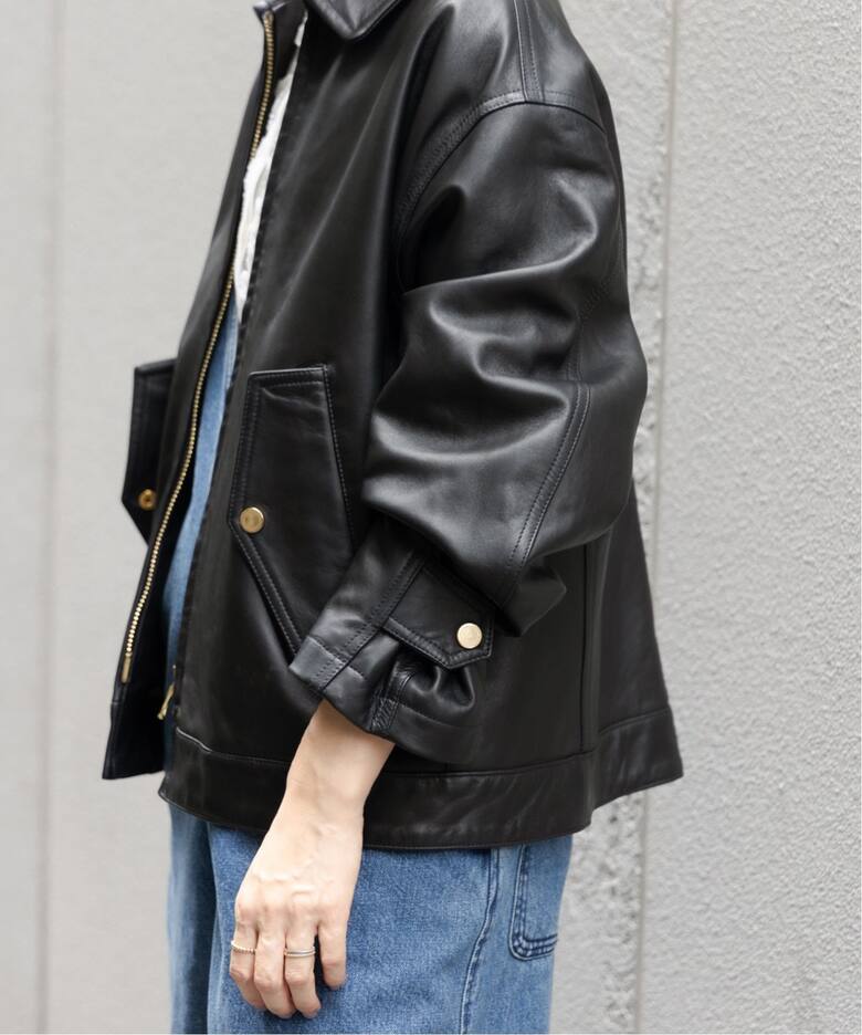 CINQUANTA/チンクアンタ 別注 LEATHER BZ レザーブルゾン（レザー 