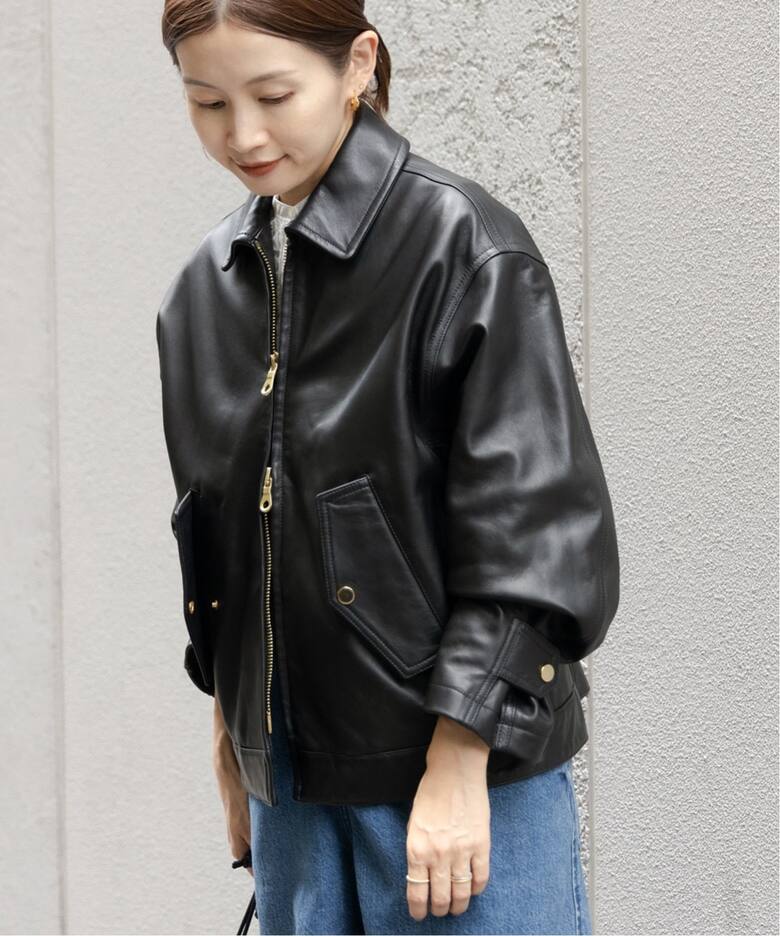 CINQUANTA/チンクアンタ 別注 LEATHER BZ レザーブルゾン（レザー 