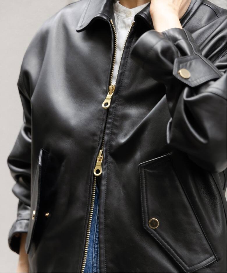 CINQUANTA/チンクアンタ 別注 LEATHER BZ レザーブルゾン（レザー 