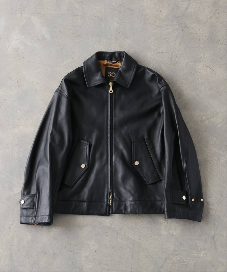 CINQUANTA/チンクアンタ 別注 LEATHER BZ レザーブルゾン（レザー 