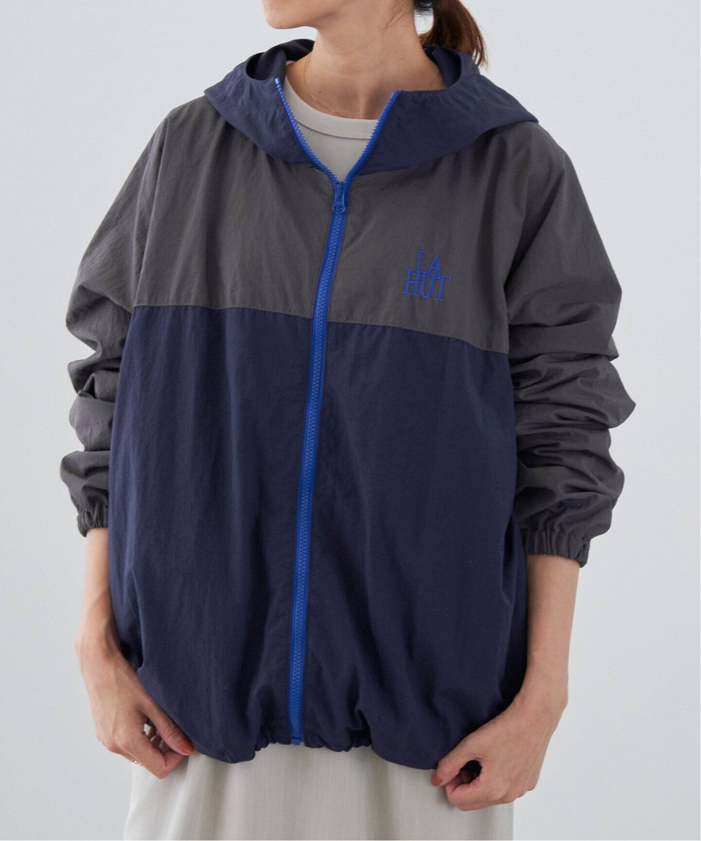 追加》La Hutte/ラ ユット カラーフードパーカー（マウンテンパーカー 