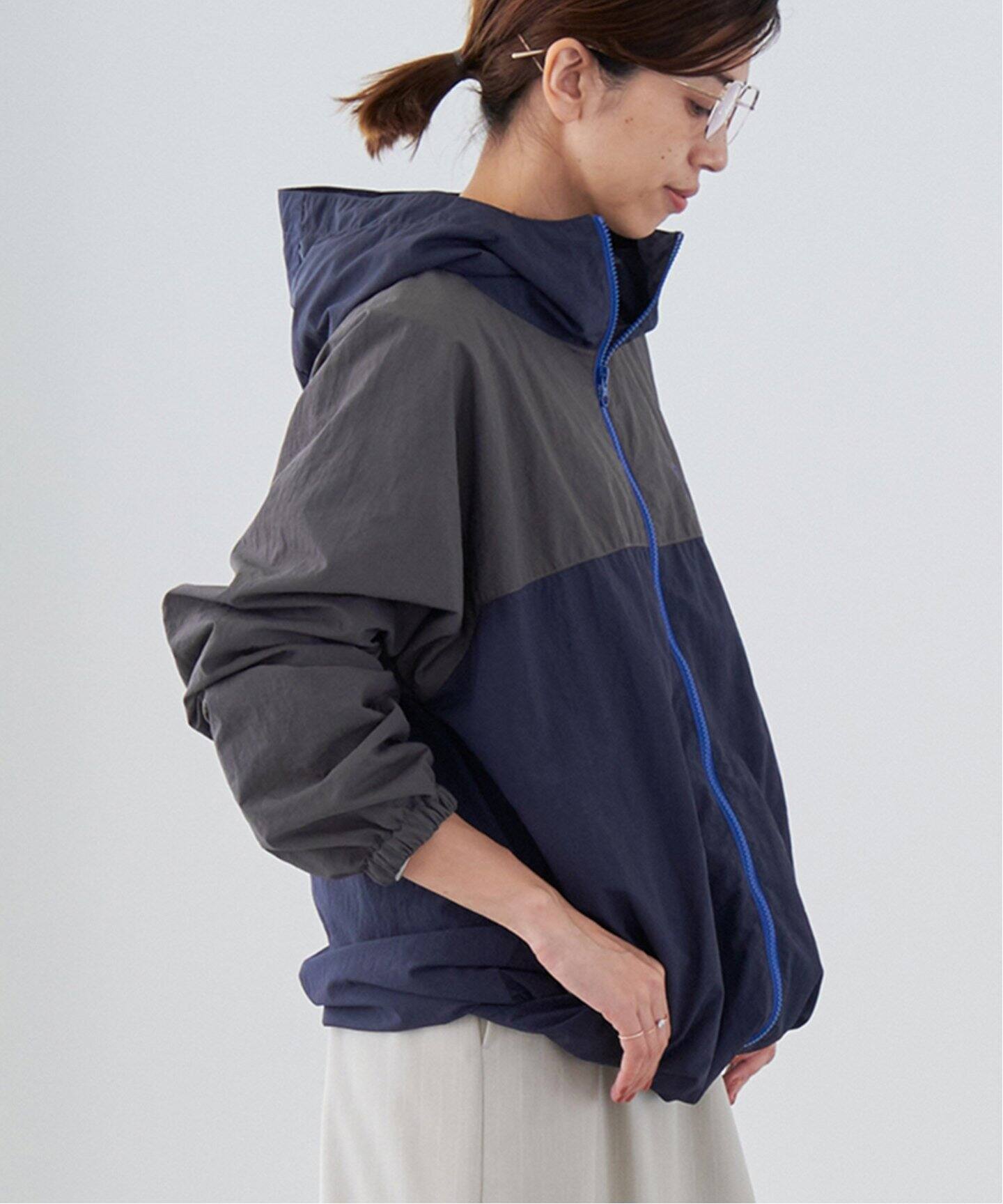 追加》La Hutte/ラ ユット カラーフードパーカー（マウンテンパーカー 