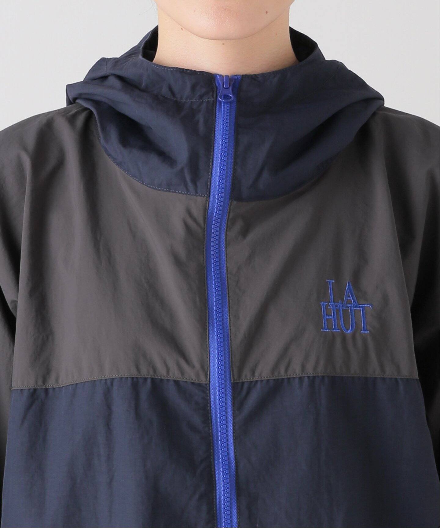 追加》La Hutte/ラ ユット カラーフードパーカー（マウンテンパーカー 
