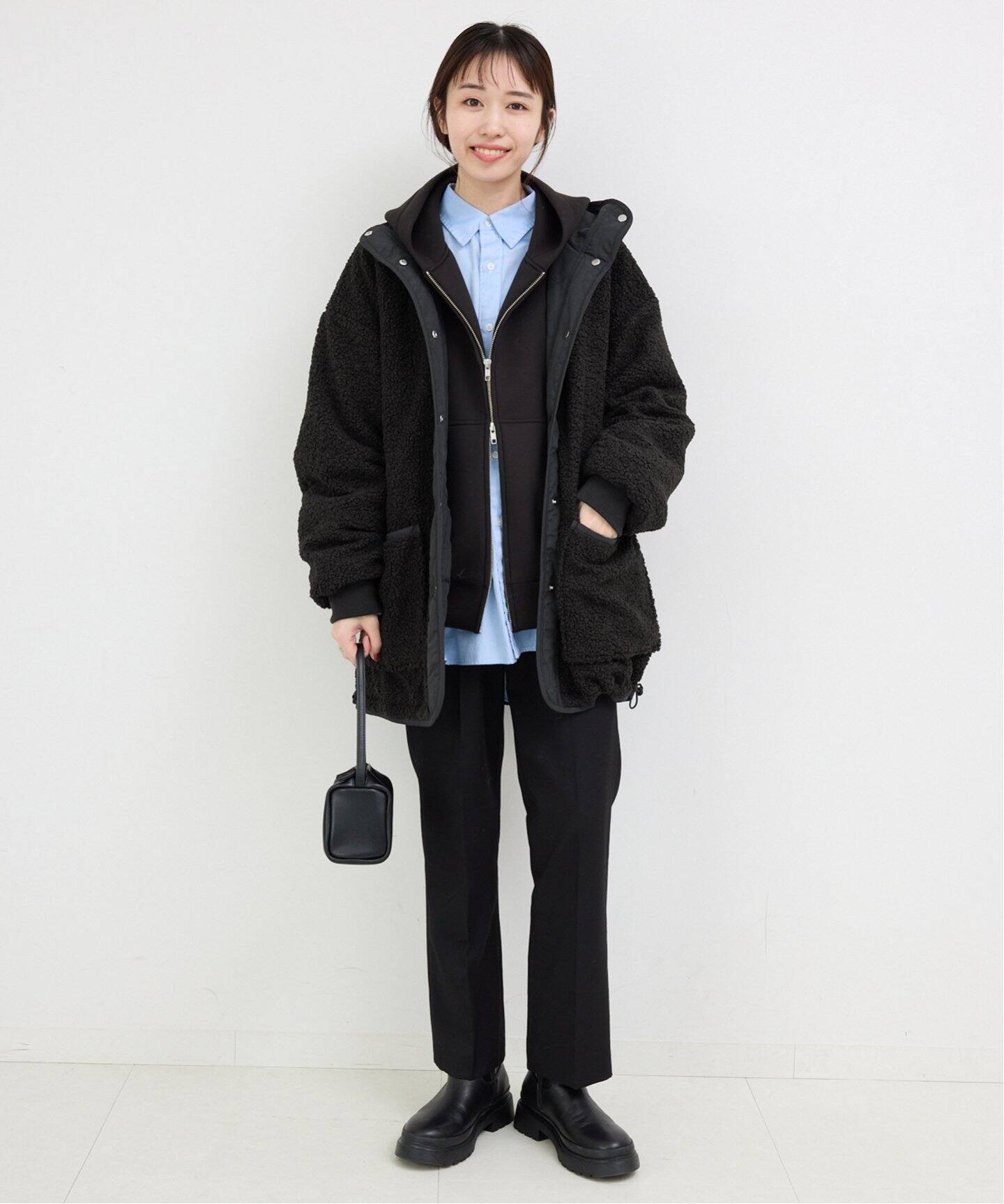 リバーシブルキルティングボアブルゾン（その他ブルゾン／アウター  