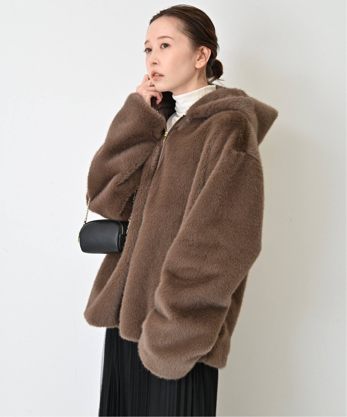 フーディECOファー（その他ブルゾン／アウター）｜SLOBE IENA  