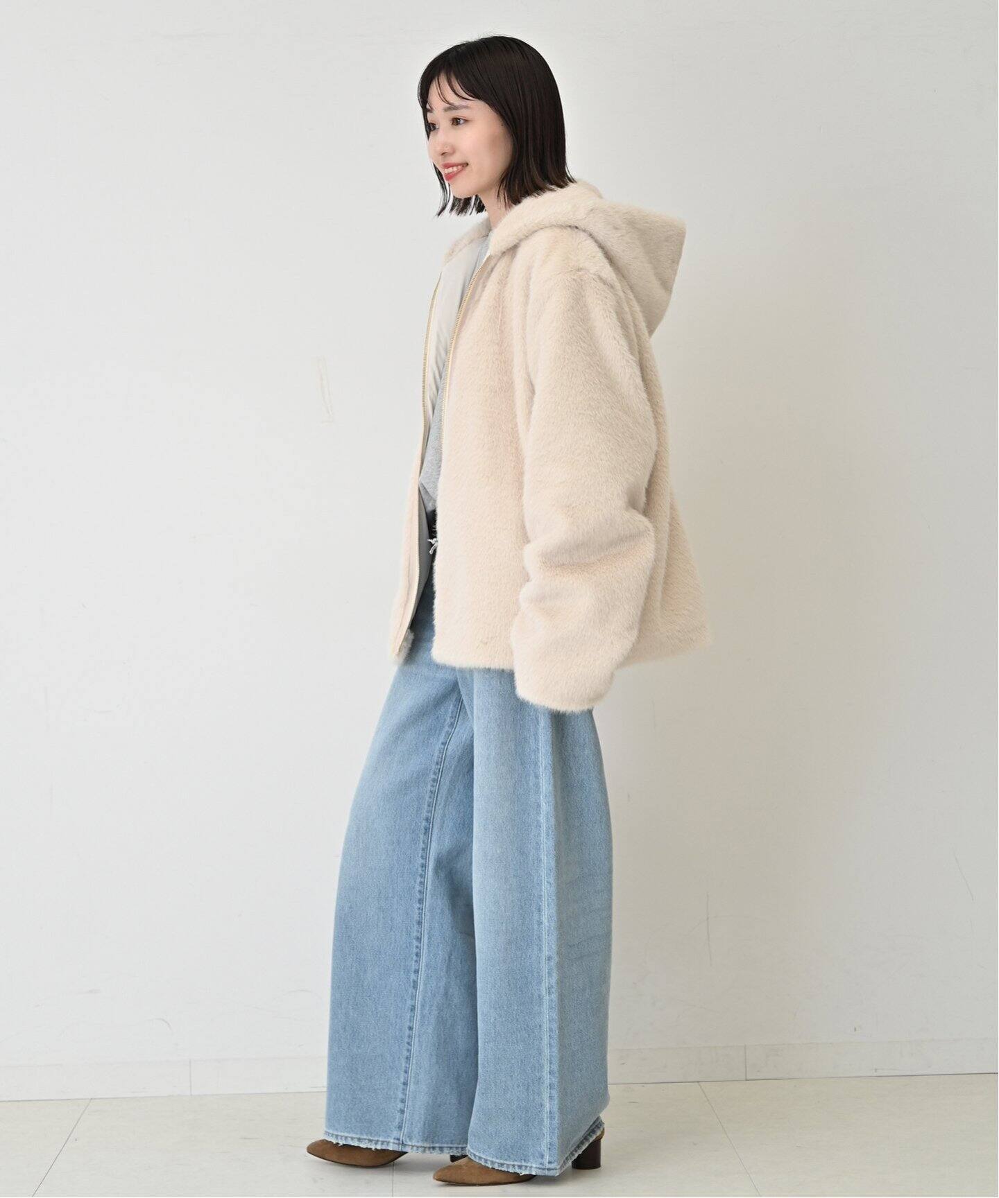 フーディECOファー（その他ブルゾン／アウター）｜SLOBE IENA  