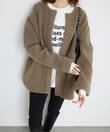 ダブルフェイスニットブルゾン