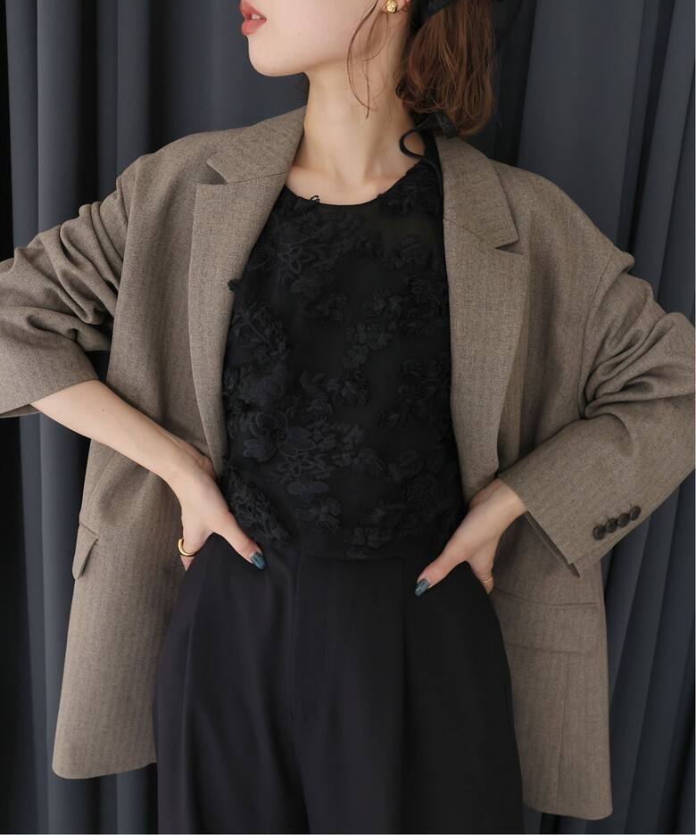 PE SHARK ビッグジャケット（テーラードジャケット）｜SLOBE IENA  