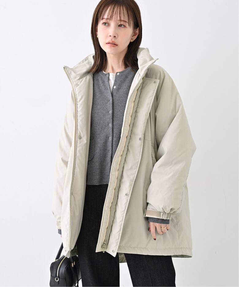 ウォッシャブル中綿モンスターパーカーブルゾン（中綿・キルティング  