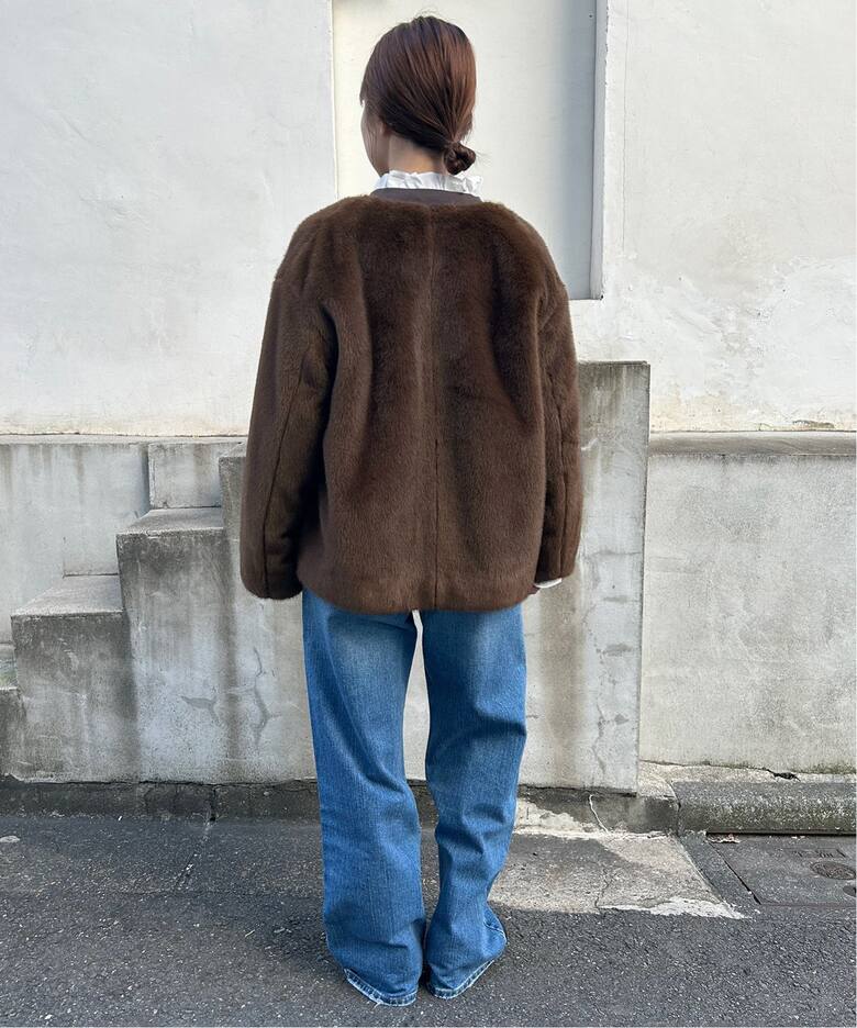 Mink Fake fur Coat（その他ブルゾン／アウター）｜SLOBE IENA 