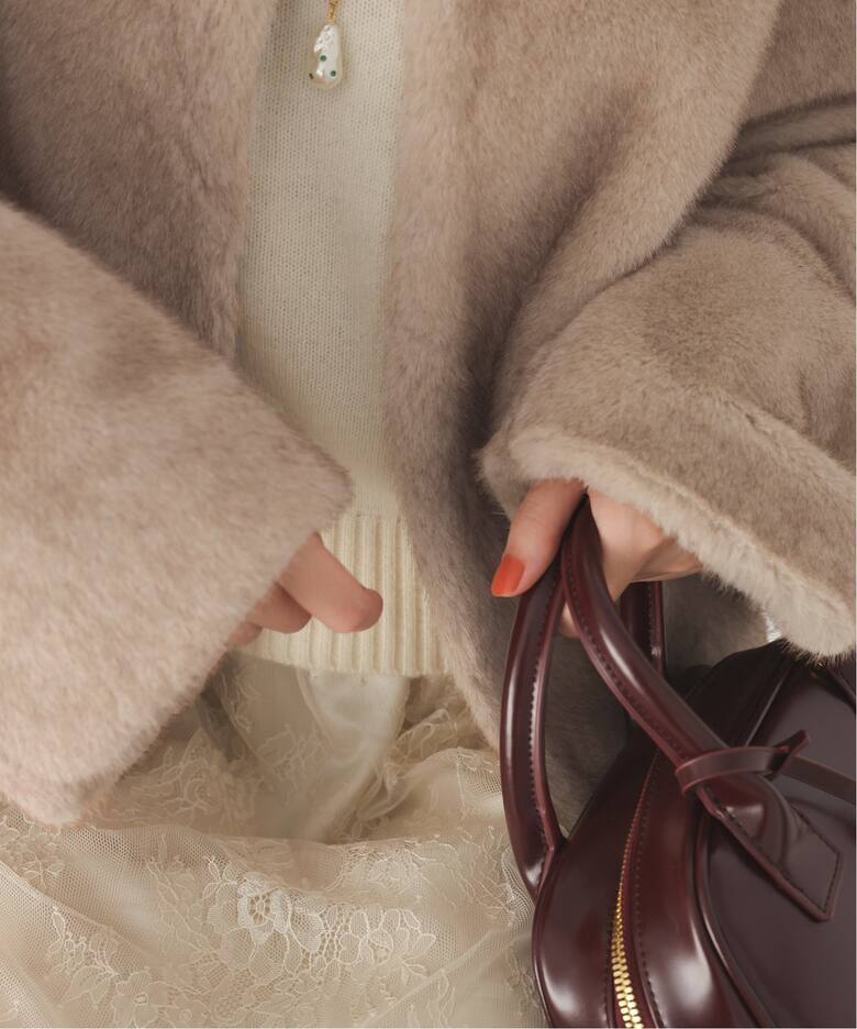 Mink Fake fur Coat（その他ブルゾン／アウター）｜SLOBE IENA 