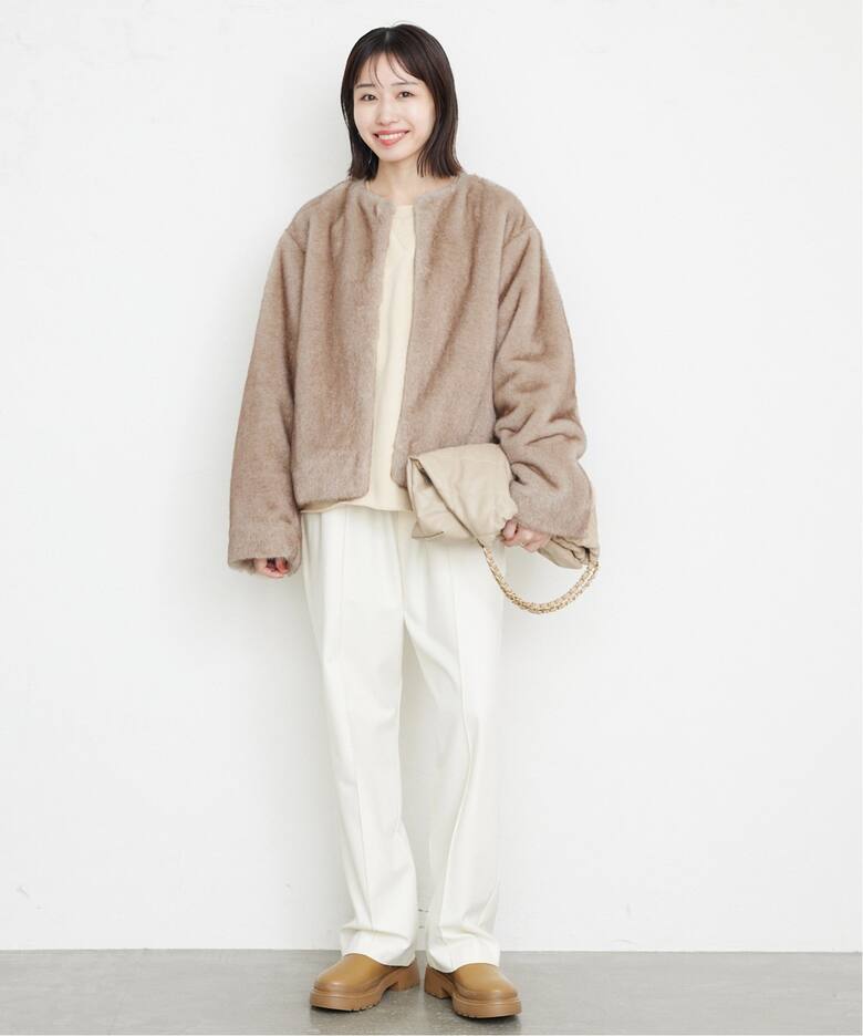 Mink Fake fur Coat（その他ブルゾン／アウター）｜SLOBE IENA 