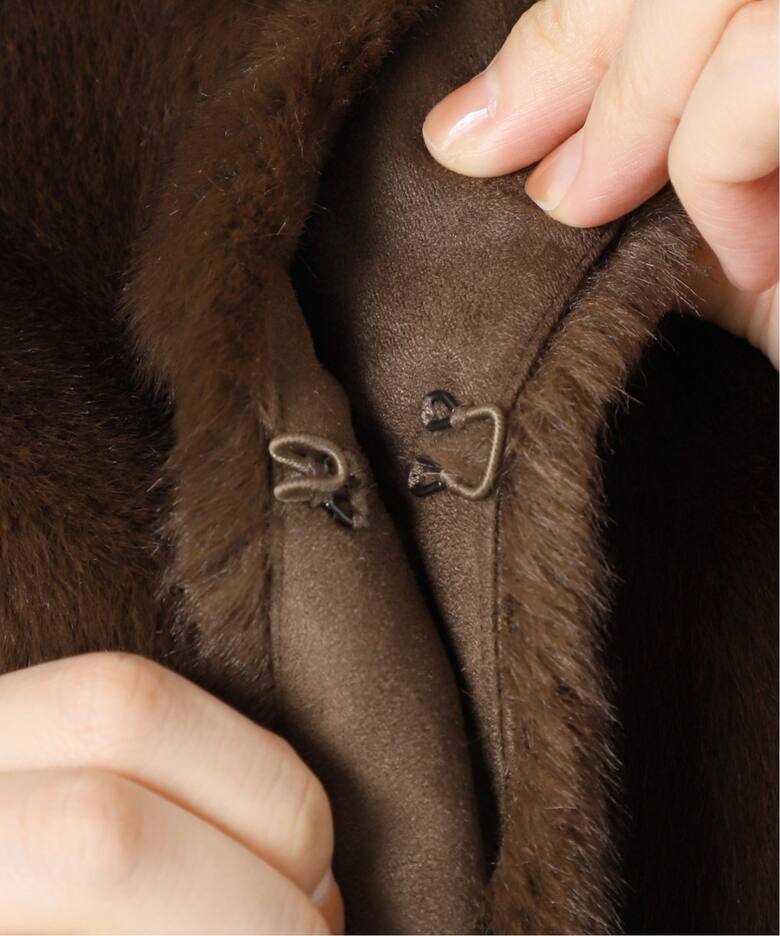 Mink Fake fur Coat（その他ブルゾン／アウター）｜SLOBE IENA 