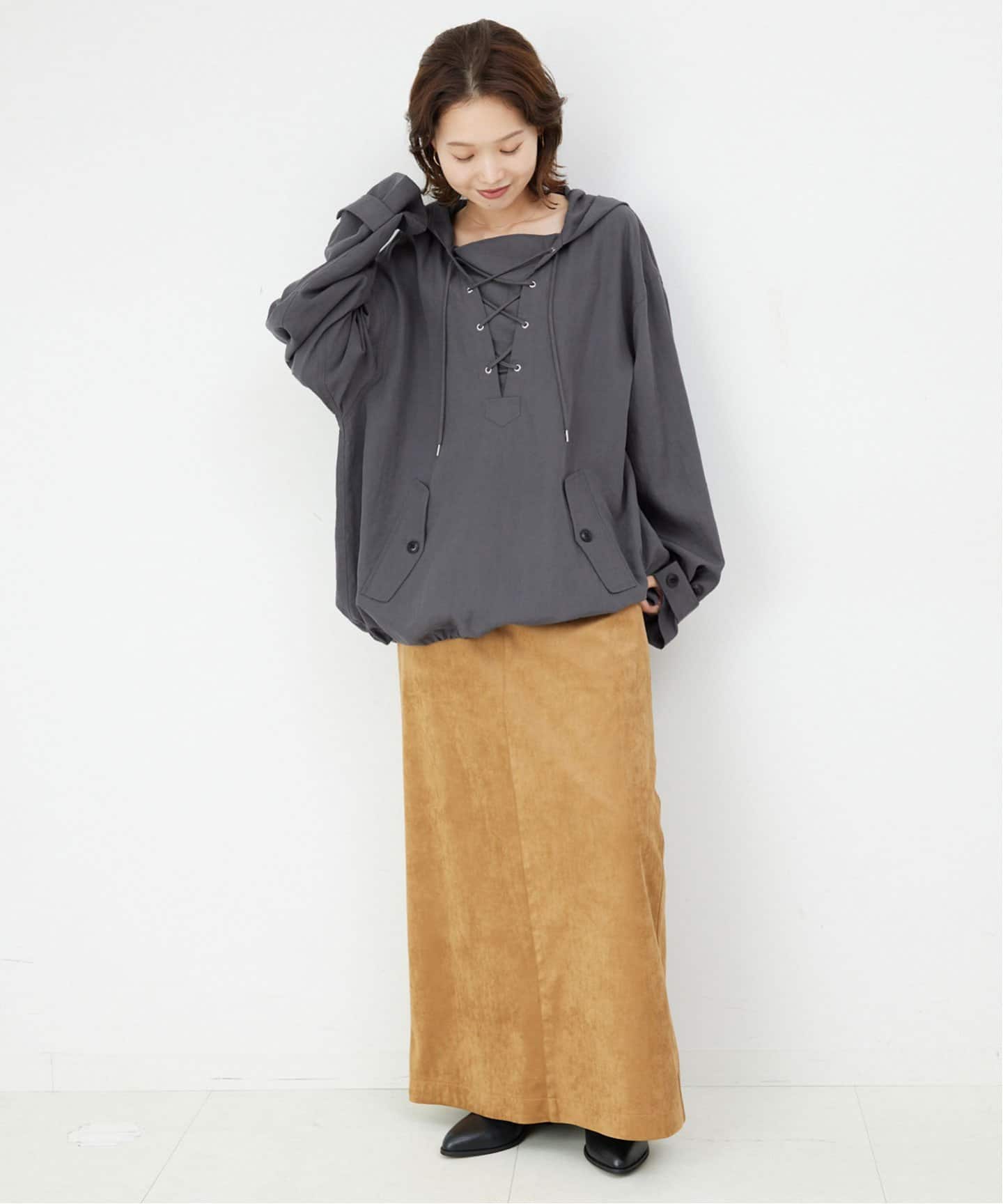 レースアップアノラック（その他ブルゾン／アウター）｜SLOBE IENA