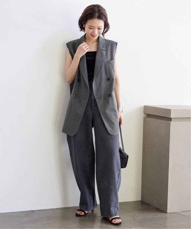 ダブルブレスト ベスト（ジレ）｜SLOBE IENA（スローブ イエナ）の通販  