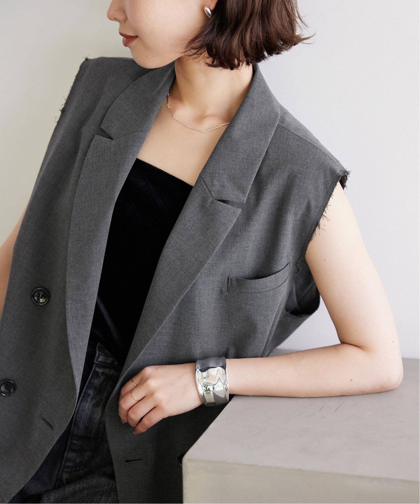 jun 無くせ hashimoto ダブルベスト ジレ