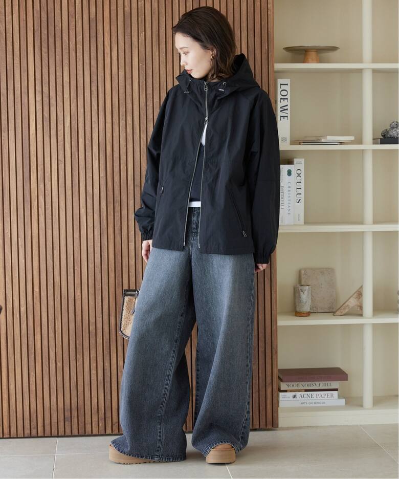 ISSEY MIYAKE 裂織 フードブルゾン やわらかい