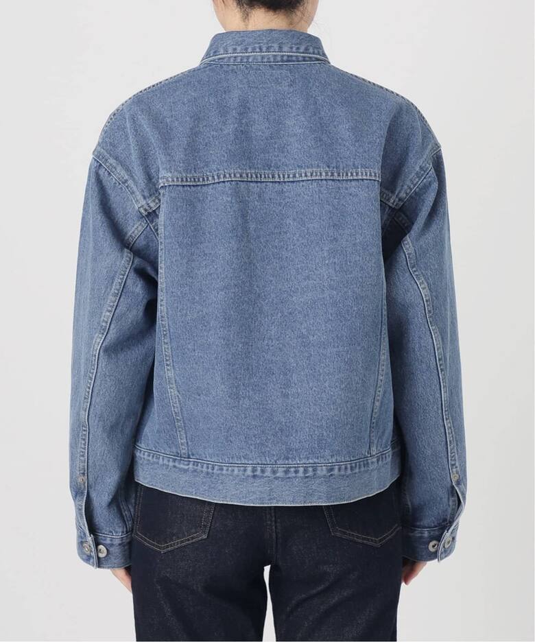 WEB限定/追加》LE DENIM ボクシートラッカーデニムジャケット（デニム 