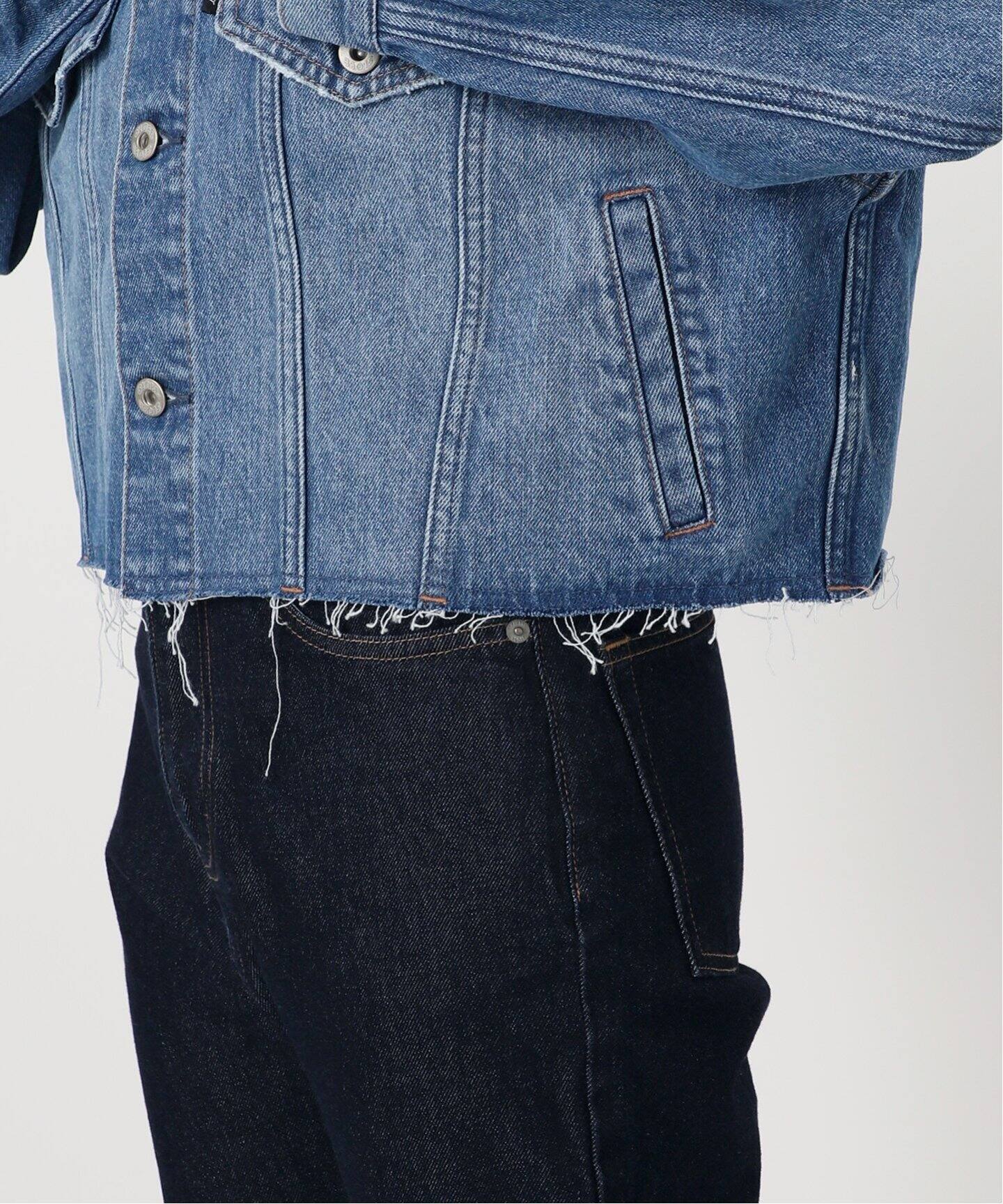 LE DENIM クロップドトラッカージャケット（デニムジャケット）｜SLOBE 