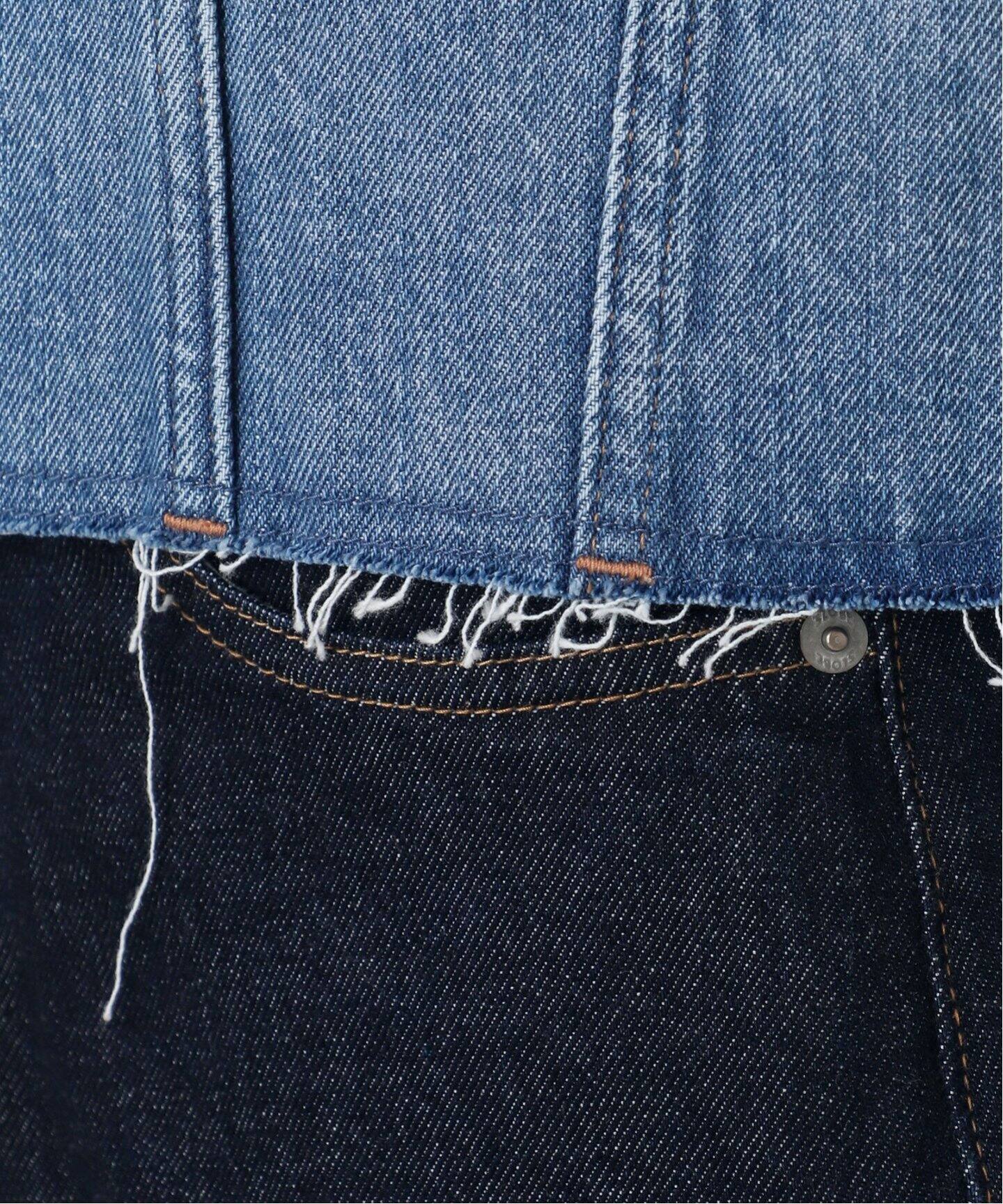 LE DENIM クロップドトラッカージャケット（デニムジャケット）｜SLOBE 