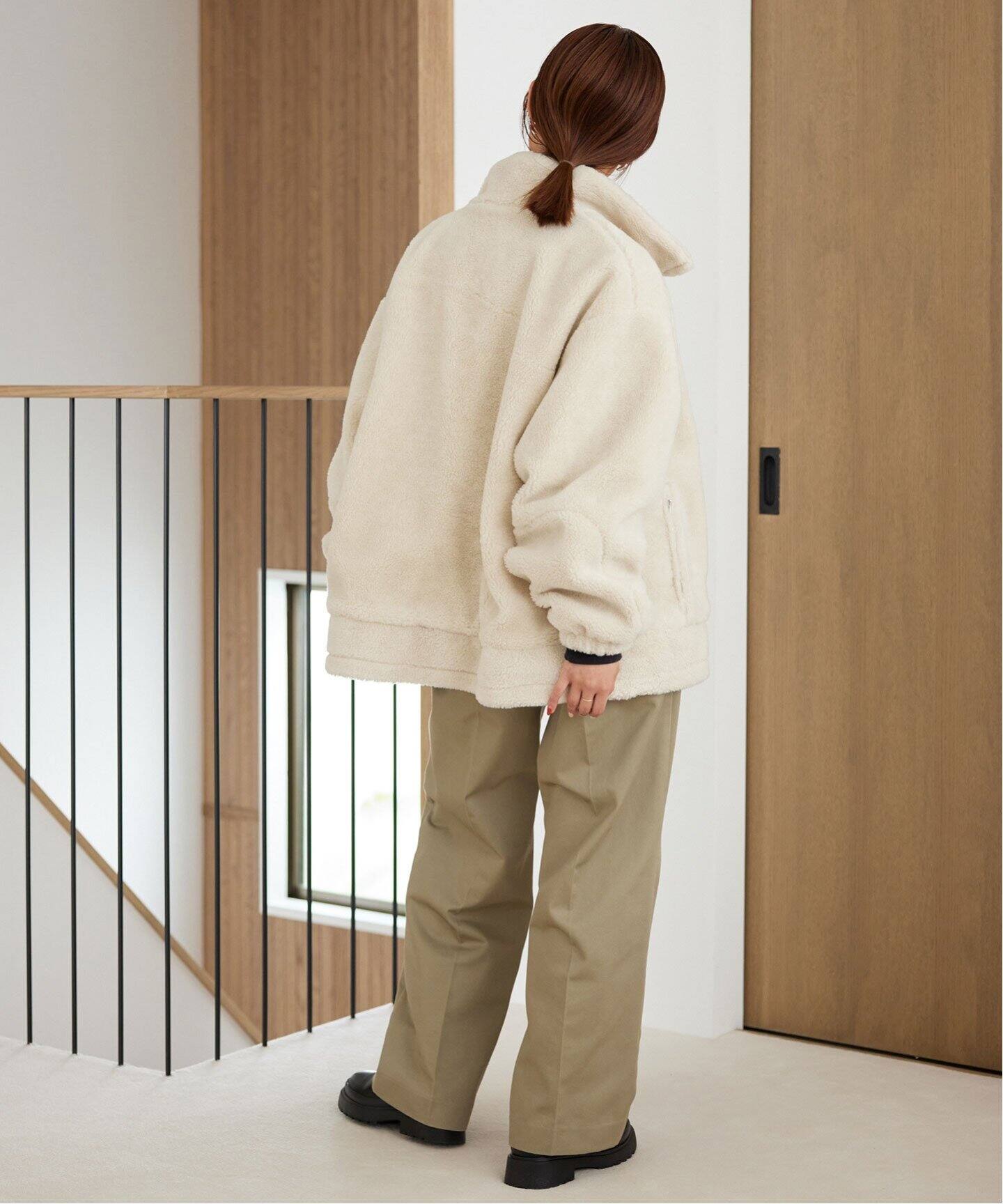 SLOBE IENA ウールフレンチワークブルゾン SLOBE IENA（スローブイエナ）の「ウールフレンチワークブルゾン