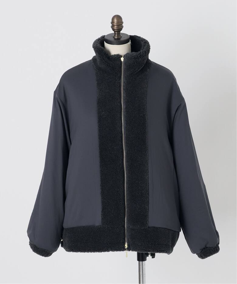 ウールコンボアスタンドコクーンブルゾン（その他ブルゾン／アウター  