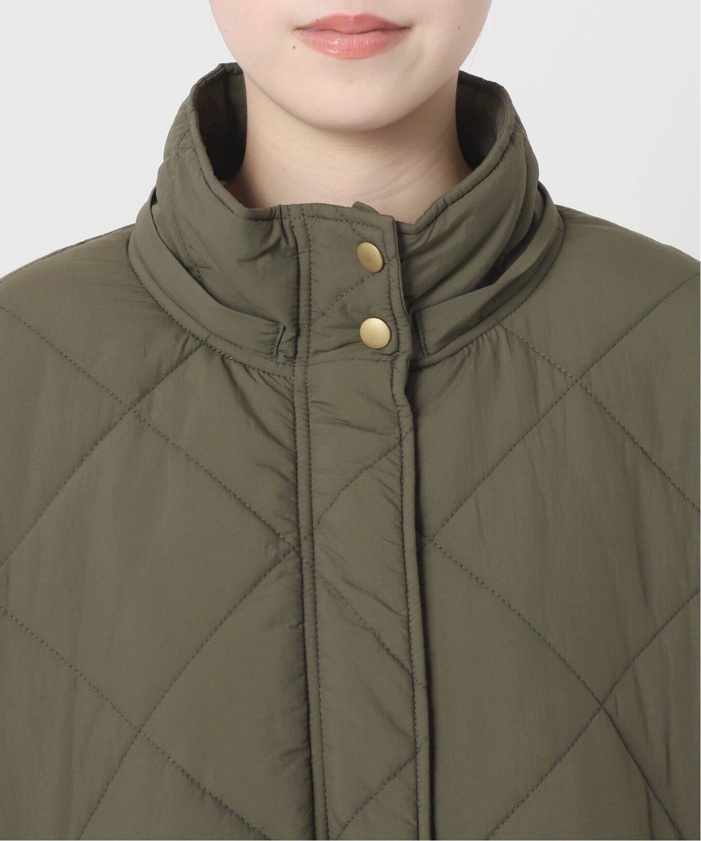 撥水パッディドフーディーポンチョ（その他ブルゾン／アウター  