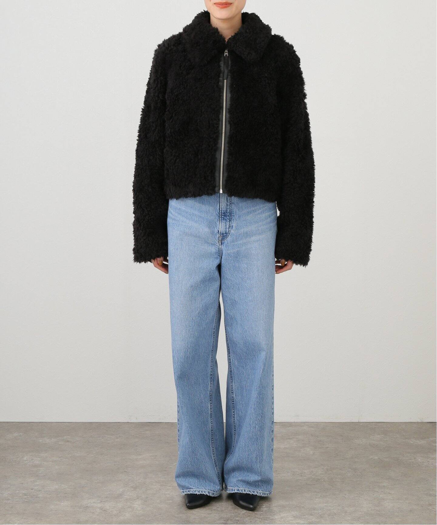 LOW CLASSIC/ロウ クラシック FUR JACKET LW244JK04_BK（その他 