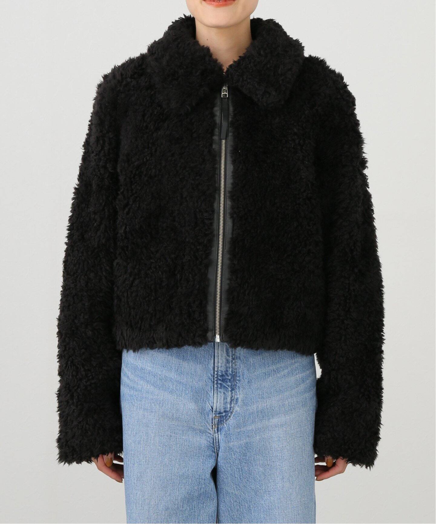 LOW CLASSIC/ロウ クラシック FUR JACKET LW244JK04_BK（その他 