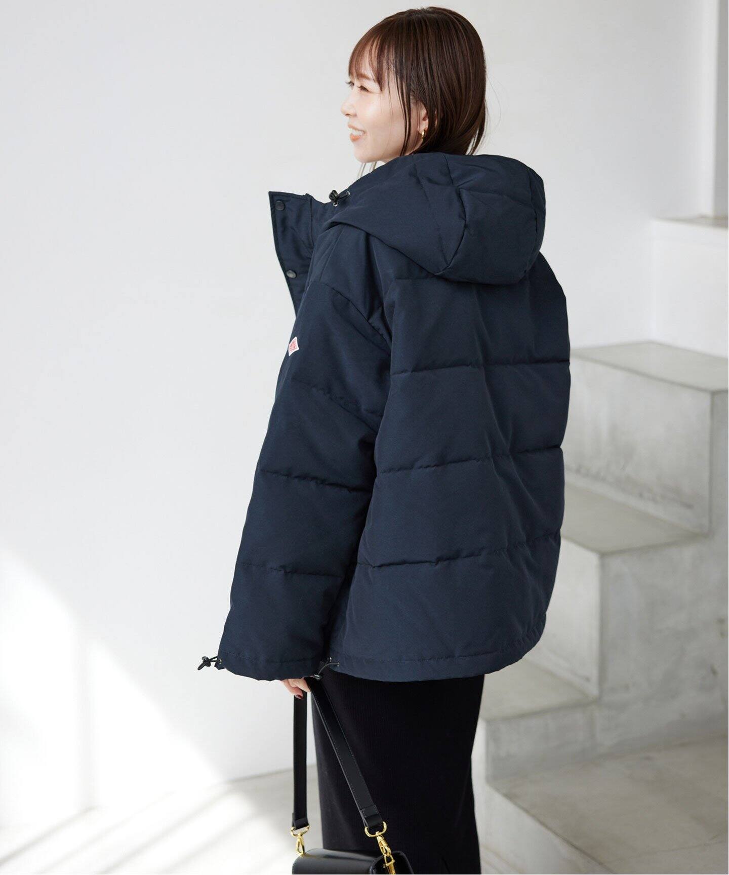 完売品　SLOBE IENA DANTON ダウンジャケット ネイビー フリー 楽天市場】【DANTON/ダントン】T/C SHORT ダウンコート SLOBE