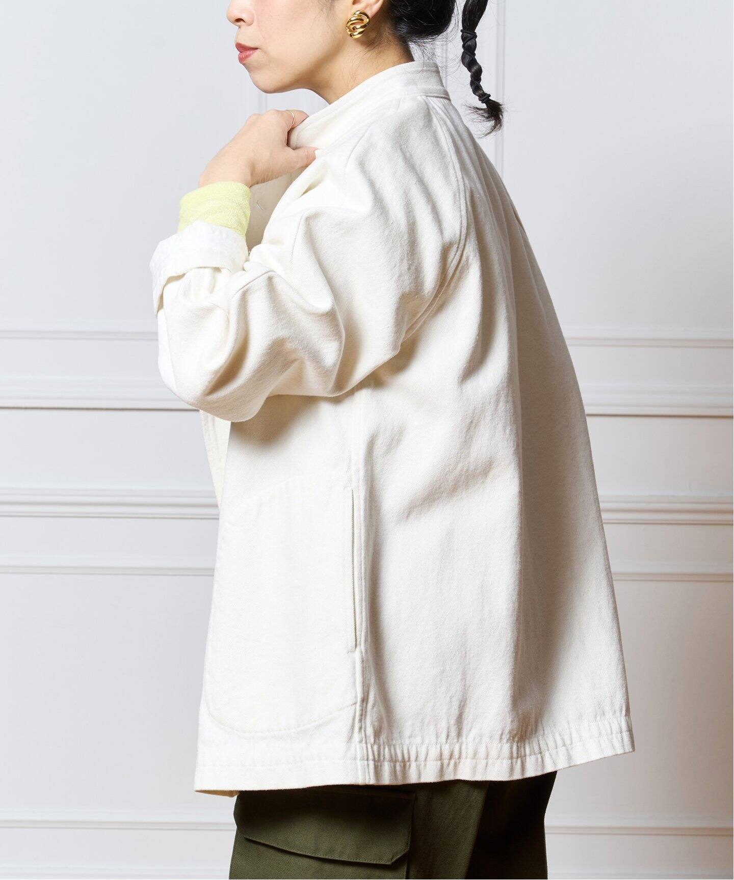 IENA LA BOUCLE H/C ギャバ コックジャケット（その他ブルゾン 