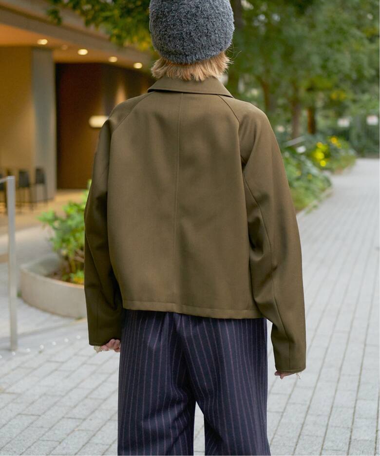 IENA LA BOUCLE ドスキンウールミリタリーショートブルゾン（その他 