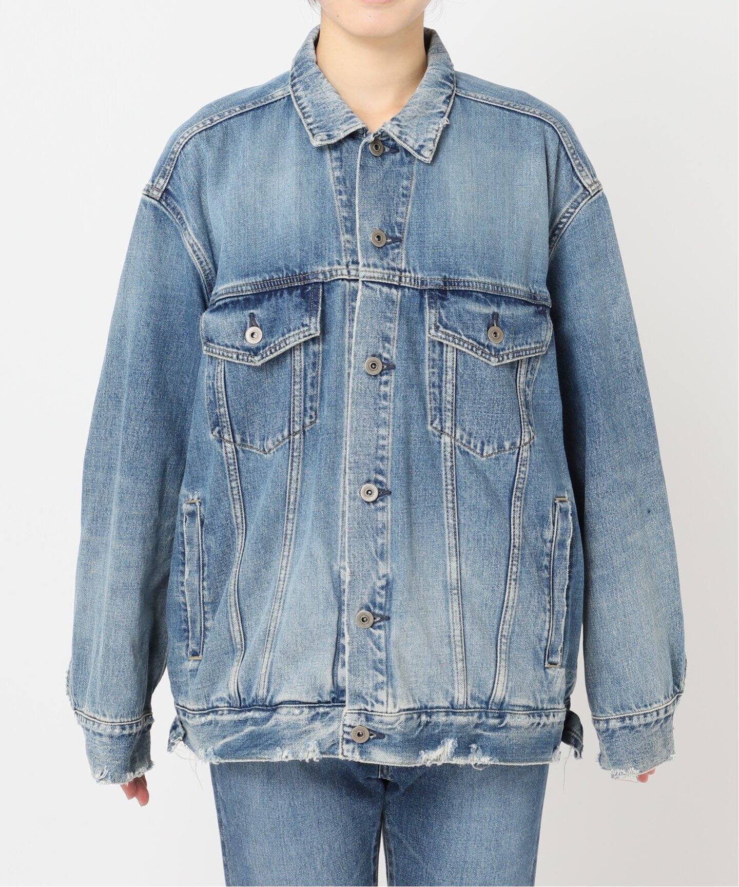 Damaged デニムジャケット（その他ブルゾン／アウター）｜Plage  