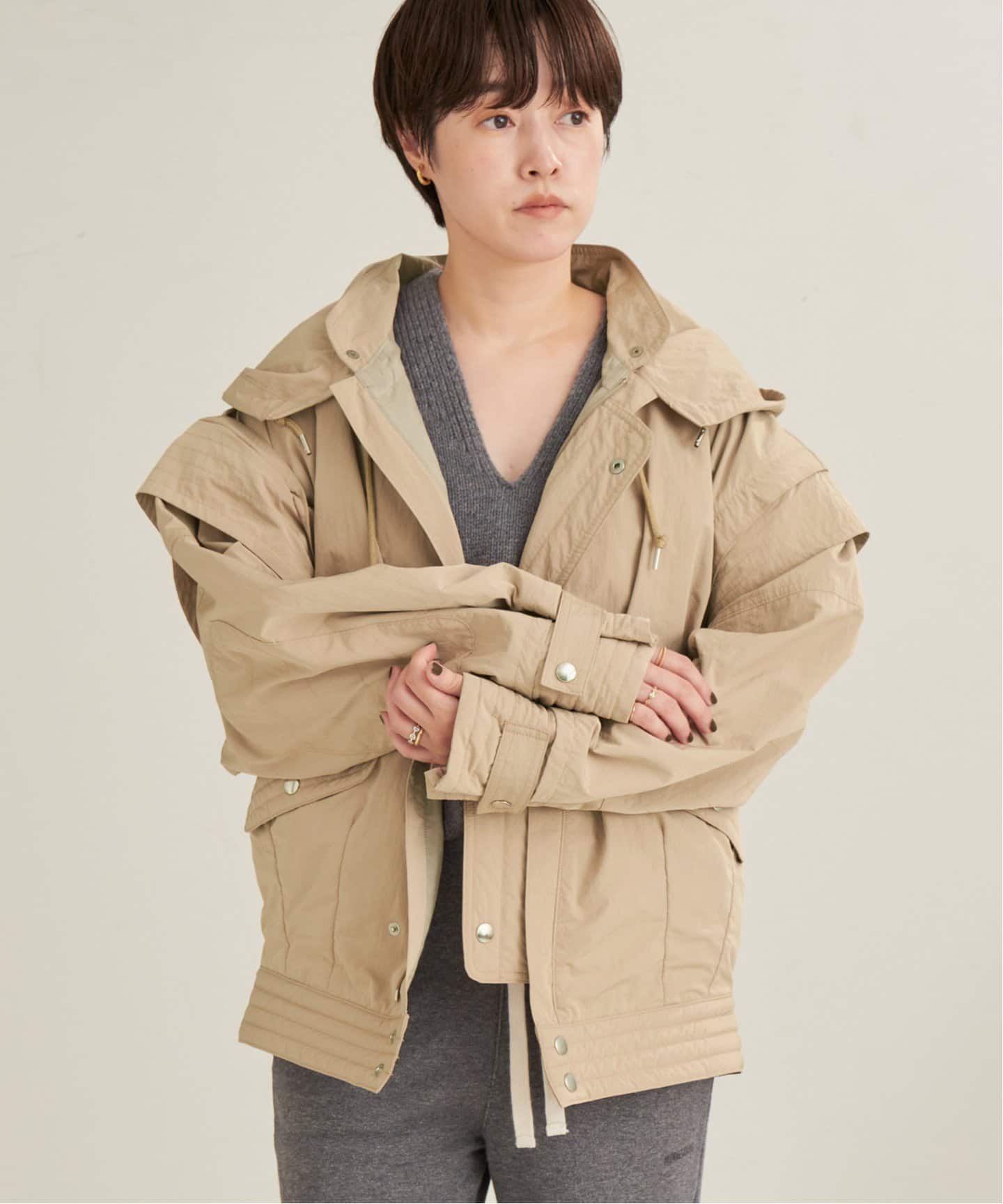 plageプラージュSILK NEP ジャケット plageプラージュSILK NEP