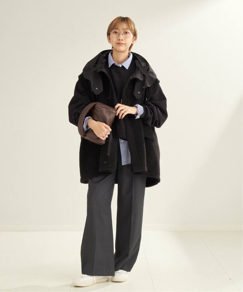 追加》VACHEMENT/ヴァシュモン MODS BOA ベストジャケット（ボア  