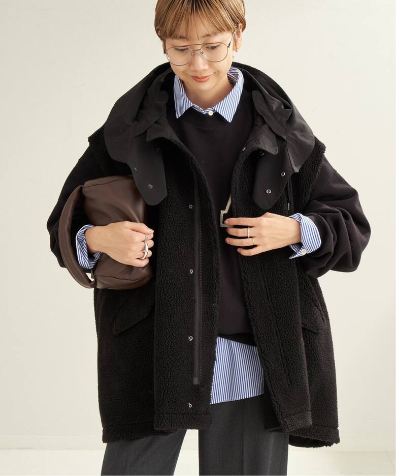 追加》VACHEMENT/ヴァシュモン MODS BOA ベストジャケット（ボア  