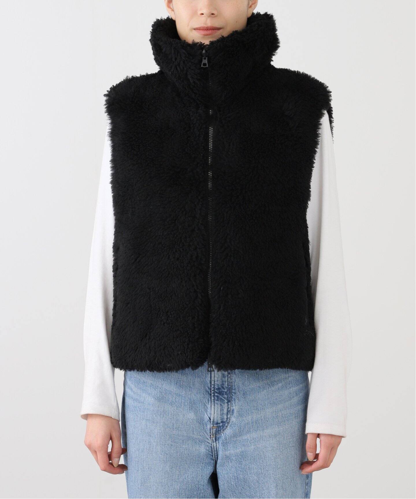 YVES SALOMON （イヴ サロモン）Fur Free ベスト 25WAG00655DOTM 