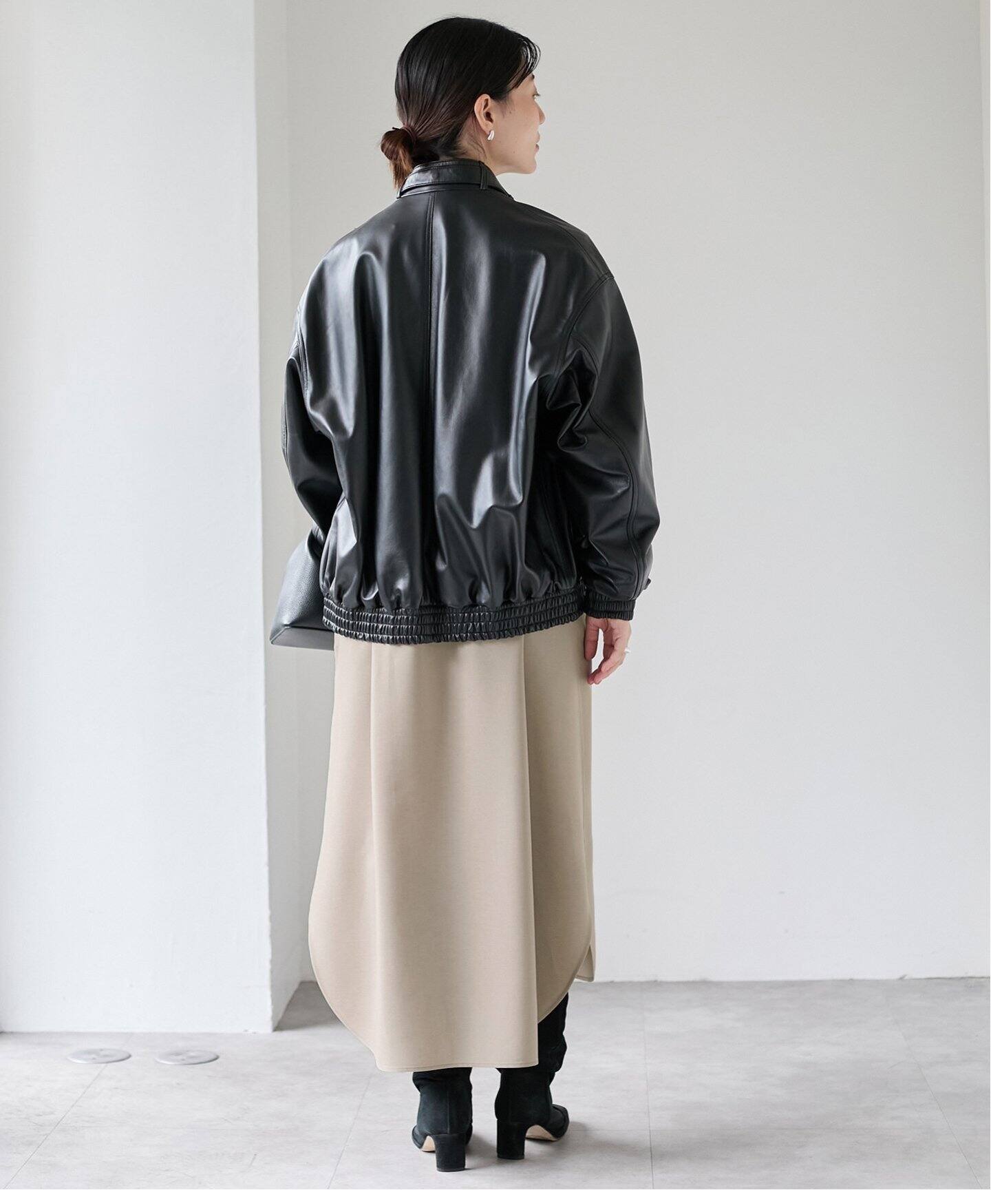 INSCRIRE（アンスクリア） Sheep Leather Blouson I24AWBZ71B（レザー  