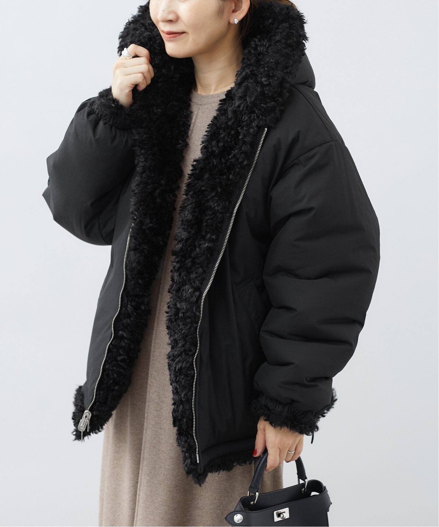 INSCRIRE（アンスクリア） Cury Hair Hoodie I24AWBZ70（その他 
