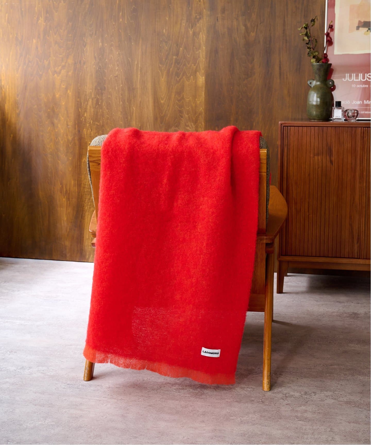 LAGOMORO/ラゴモーロ】 BLANKET 65X200 ブランケット（ブランケット