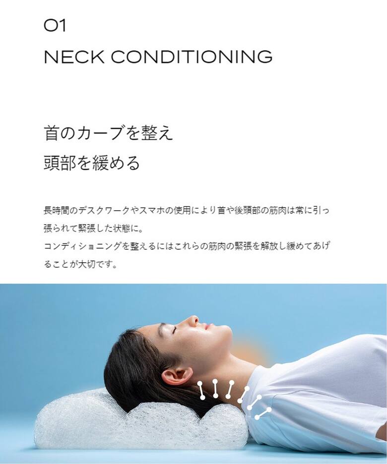 BRAIN SLEEP/ブレインスリープ】NECKCONDITIONING 枕 本体のみ 