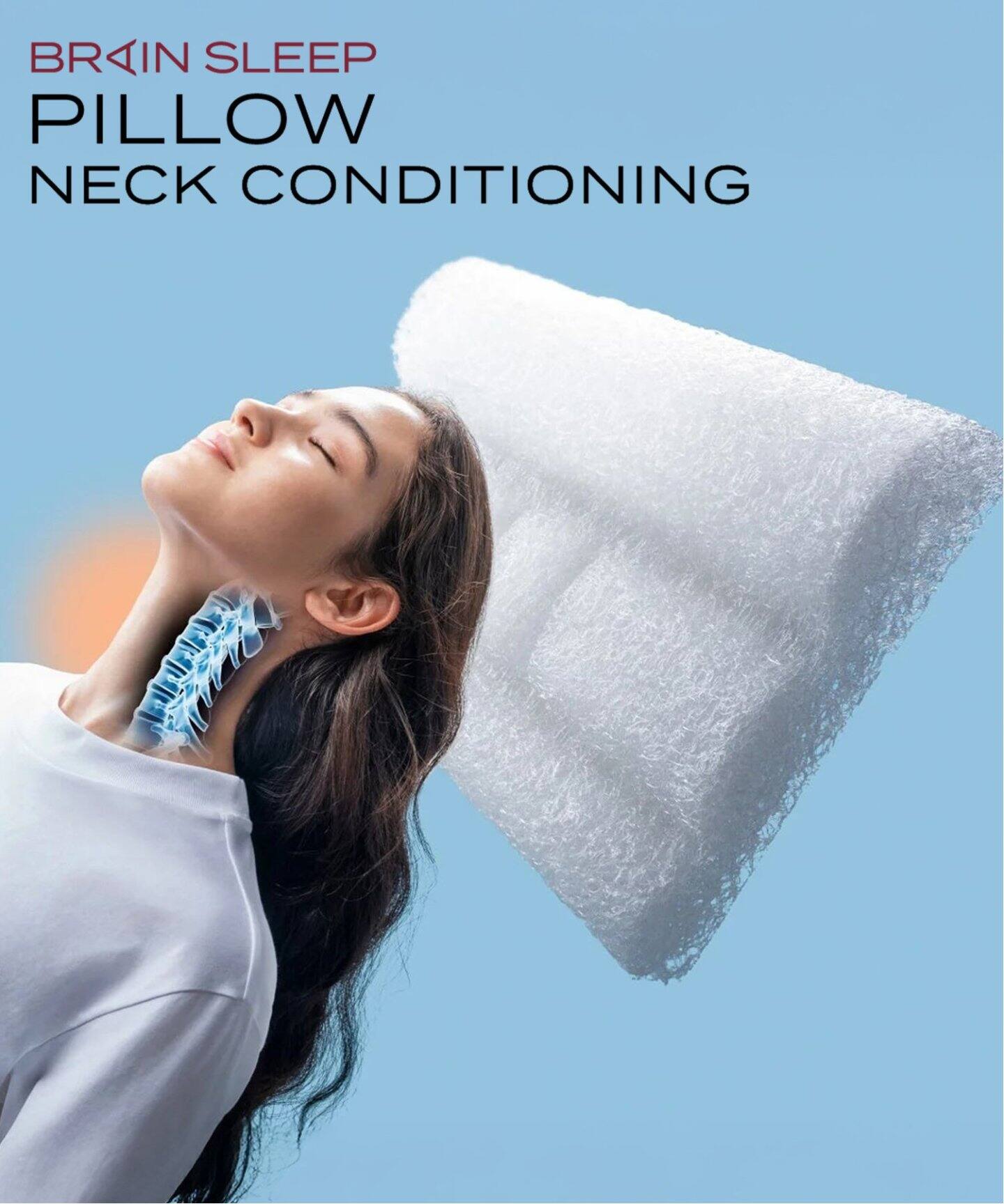 BRAIN SLEEP/ブレインスリープ】NECKCONDITIONING 枕 本体のみ  