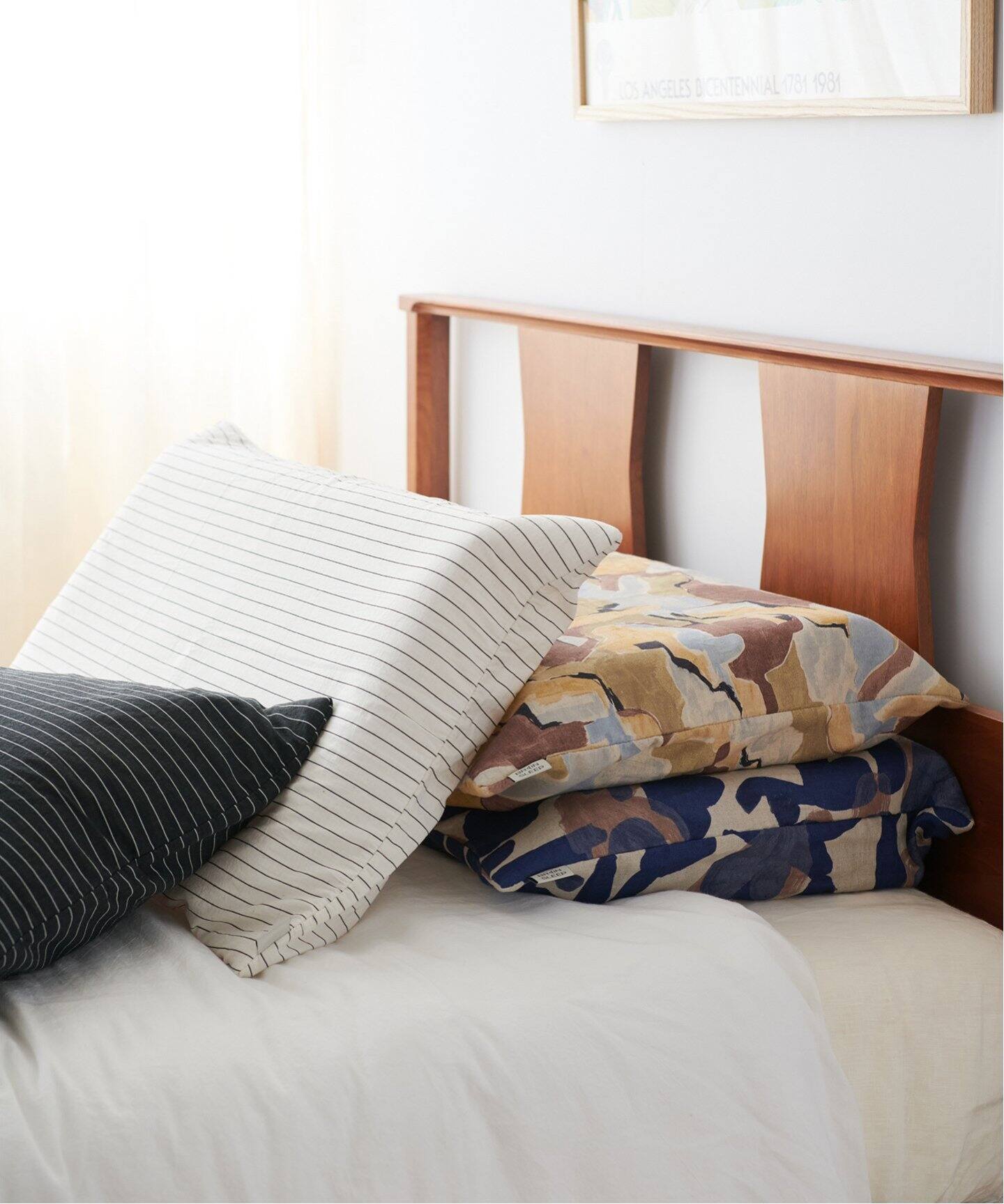 ブレインスリープ× JSF】PILLOW ABSTRACT ピロー カバー（インテリア  