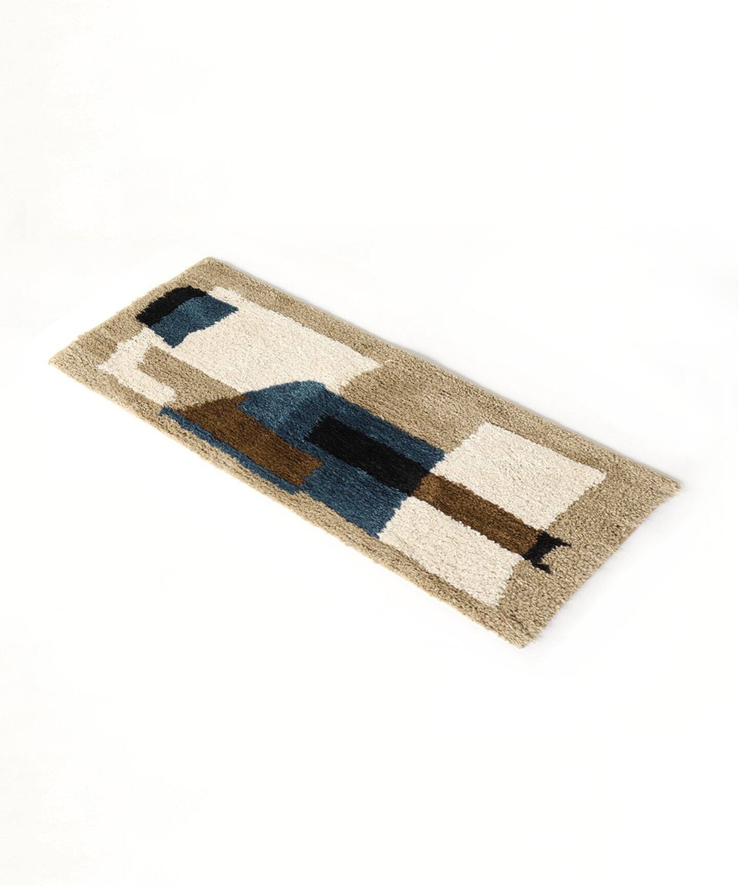 GEOMETRIC MAT 50×120 ジオメトリックマット（ラグ・マット